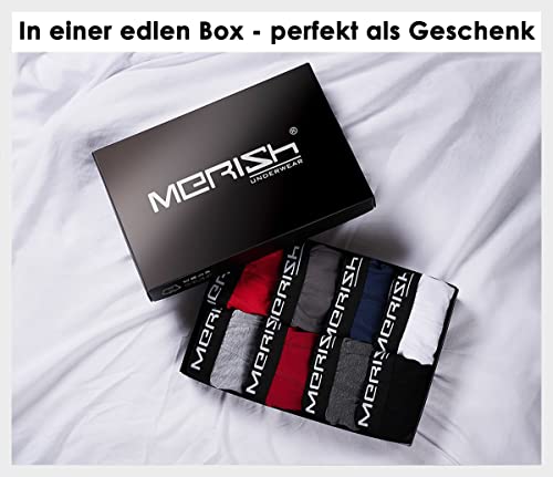 MERISH Boxershorts Herren 6-er /10-er / 15-er Pack S-5XL Unterwäsche Unterhosen Männer Men Retroshorts New