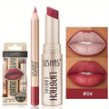 Gold Box Matte Lipstick + Lip Liner Lasting Waterproof