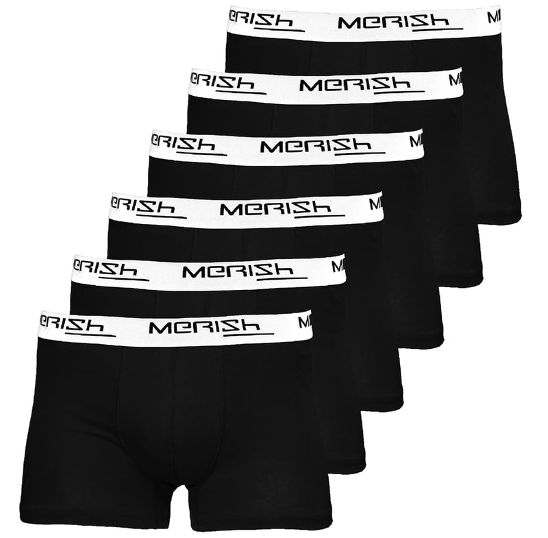 MERISH Boxershorts Herren 6-er /10-er / 15-er Pack S-5XL Unterwäsche Unterhosen Männer Men Retroshorts New