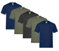 Fruit of the Loom Herren T-Shirt 5er-Pack Heavy Cotton M L XL XXL 3XL Diverse Farbsets