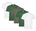 Fruit of the Loom Herren T-Shirt 5er-Pack Heavy Cotton M L XL XXL 3XL Diverse Farbsets