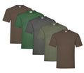 Fruit of the Loom Herren T-Shirt 5er-Pack Heavy Cotton M L XL XXL 3XL Diverse Farbsets