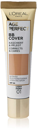 L'Oréal Paris Getöntes Feuchtigkeitsserum Age Perfect BB Cover 03 Light Sesame, 1 Stück