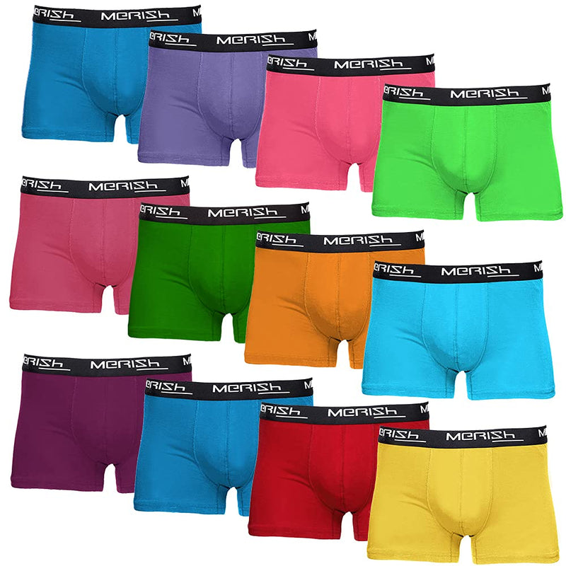 MERISH Boxershorts Herren 6-er /10-er / 15-er Pack S-5XL Unterwäsche Unterhosen Männer Men Retroshorts New