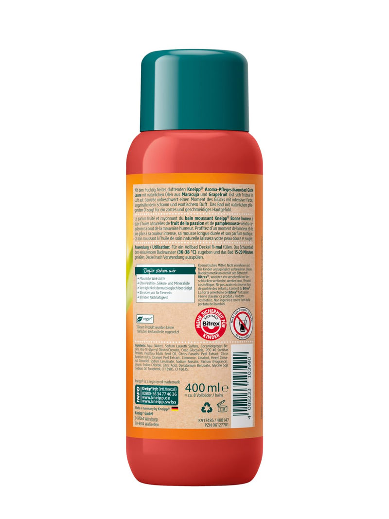 Kneipp Aroma-Pflegeschaumbad Gute Laune, 1er Pack (1 x 400 ml)