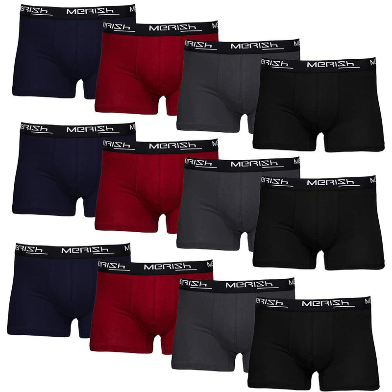 MERISH Boxershorts Herren 6-er /10-er / 15-er Pack S-5XL Unterwäsche Unterhosen Männer Men Retroshorts New