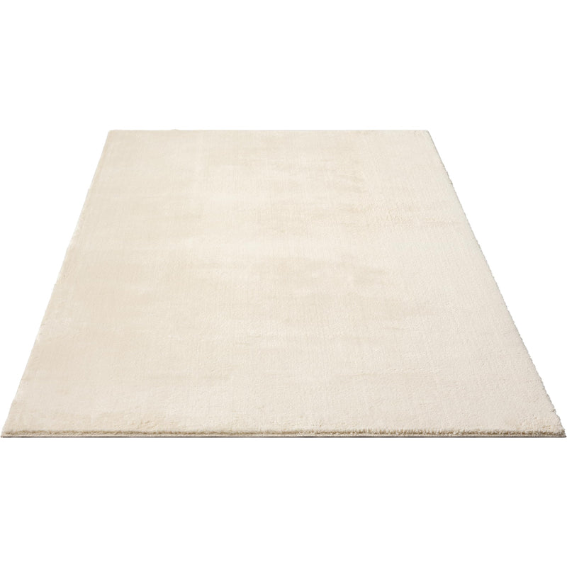 the carpet Relax kuscheliger Kurzflor Teppich, Anti-Rutsch Unterseite, Waschbar bis 30 Grad, Super Soft, Felloptik, Creme, 200 x 280 cm