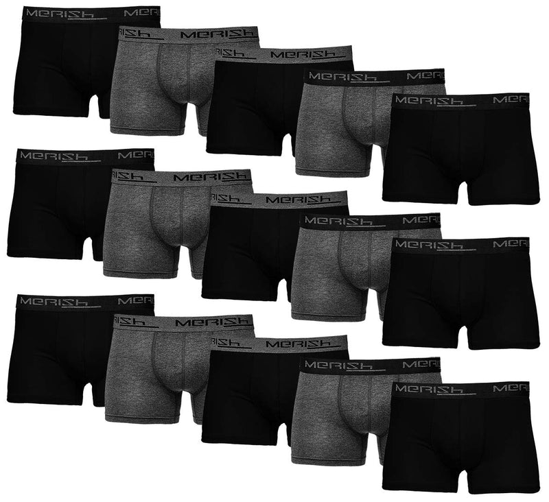 MERISH Boxershorts Herren 6-er /10-er / 15-er Pack S-5XL Unterwäsche Unterhosen Männer Men Retroshorts New