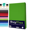 Buymax Spannbettlaken 140x200cm Baumwolle 100% Spannbetttuch Bettlaken Jersey, Matratzenhöhe bis 25 cm, Farbe Anthrazit-Grau ÖKO TEX Standard