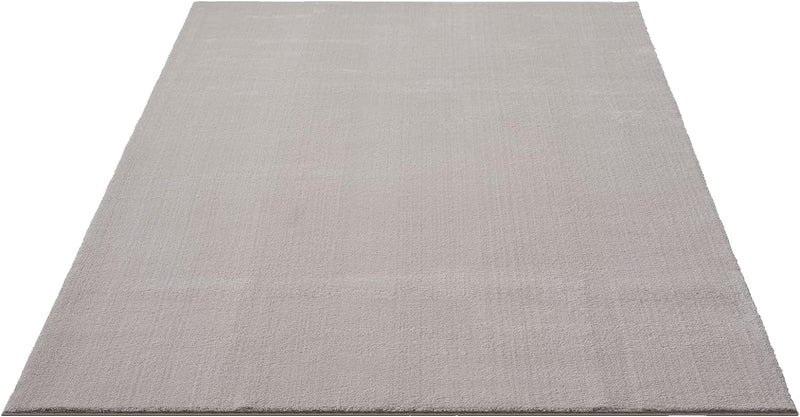 the carpet Relax kuscheliger Kurzflor Teppich, Anti-Rutsch Unterseite, Waschbar bis 30 Grad, Super Soft, Felloptik, Creme, 200 x 280 cm