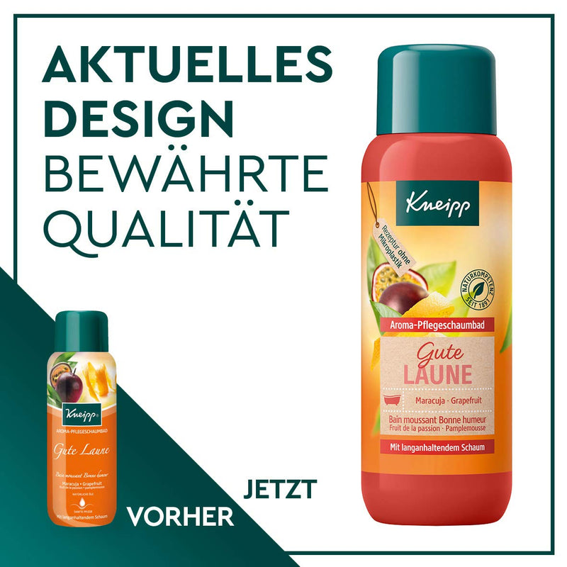 Kneipp Aroma-Pflegeschaumbad Gute Laune, 1er Pack (1 x 400 ml)