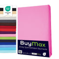 Buymax Spannbettlaken 140x200cm Baumwolle 100% Spannbetttuch Bettlaken Jersey, Matratzenhöhe bis 25 cm, Farbe Anthrazit-Grau ÖKO TEX Standard