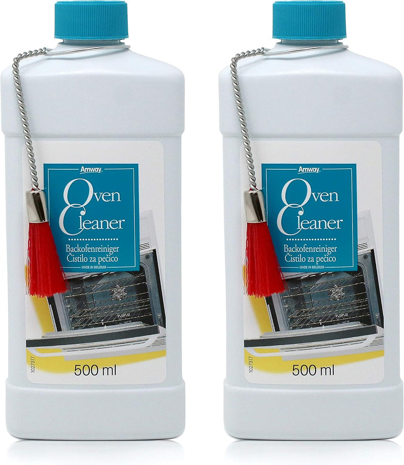 2 x Ofenreiniger, Backofenreiniger AMWAY™ - mit Pinsel zum Auftragen - Gel Oven Cleaner - 2 x 500 ml - Amway - (Art.-Nr.: 0014)