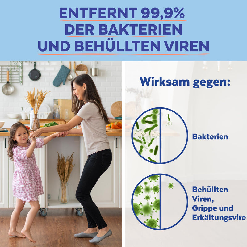 Sagrotan Bad-Reiniger Ozeanfrische – 2in1 Desinfektionsreiniger mit Antischmutzfilm für zuverlässige Hygiene im Badezimmer – 1 x 750 ml Sprühflasche(Das Produktdesign kann abweichen.)