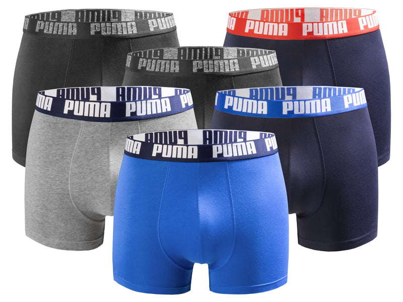 PUMA Boxershort 6er Pack Herren Basic Black Limited Edition