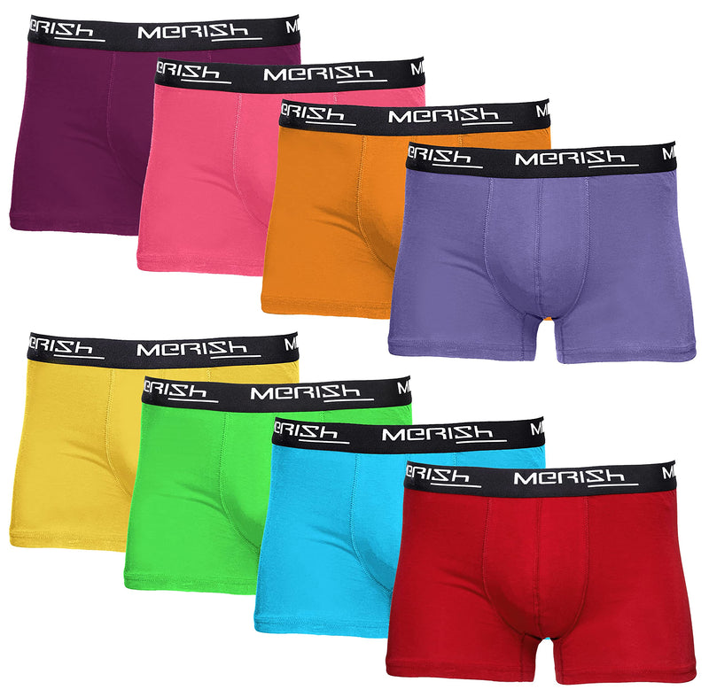 MERISH Boxershorts Herren 6-er /10-er / 15-er Pack S-5XL Unterwäsche Unterhosen Männer Men Retroshorts New