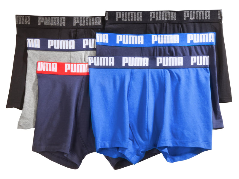 PUMA Boxershort 6er Pack Herren Basic Black Limited Edition