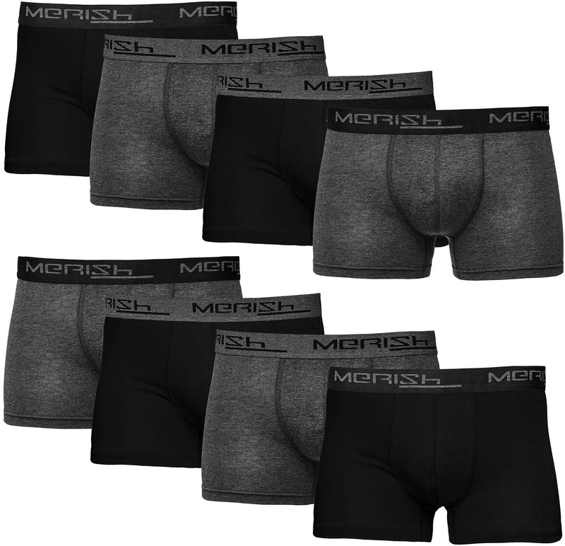 MERISH Boxershorts Herren 6-er /10-er / 15-er Pack S-5XL Unterwäsche Unterhosen Männer Men Retroshorts New