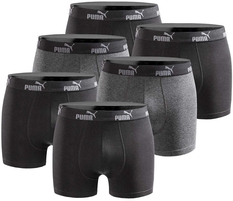 PUMA Boxershort 6er Pack Herren Basic Black Limited Edition