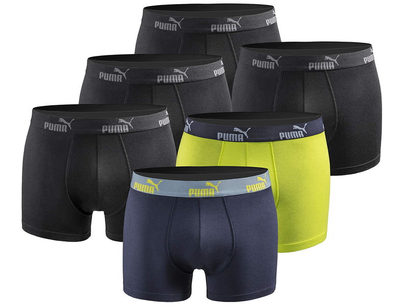 PUMA Boxershort 6er Pack Herren Basic Black Limited Edition