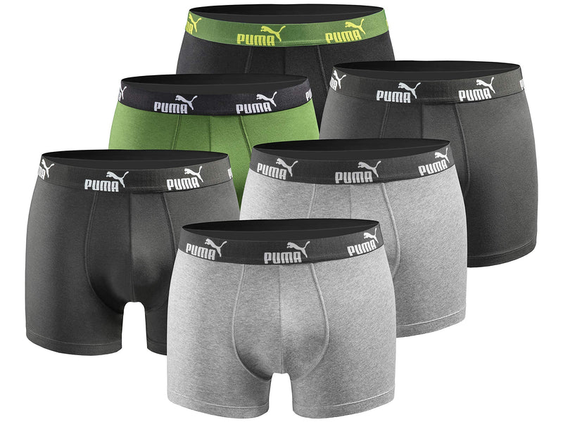 PUMA Boxershort 6er Pack Herren Basic Black Limited Edition