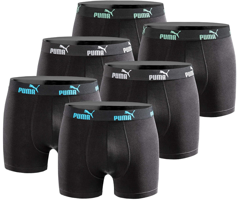 PUMA Boxershort 6er Pack Herren Basic Black Limited Edition