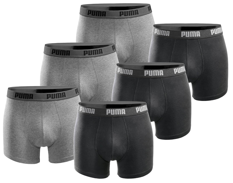 PUMA Boxershort 6er Pack Herren Basic Black Limited Edition